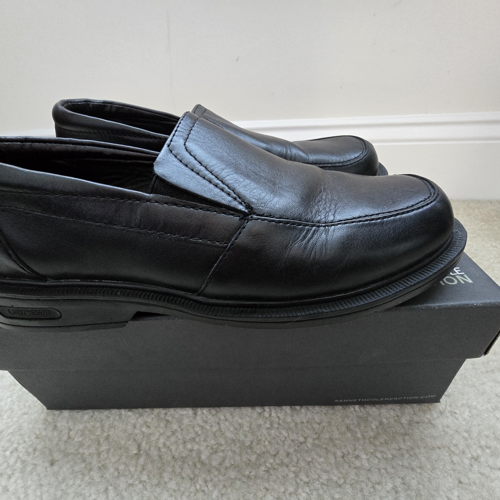 Kenneth Cole Classic Black Men's Slip-On Loafers